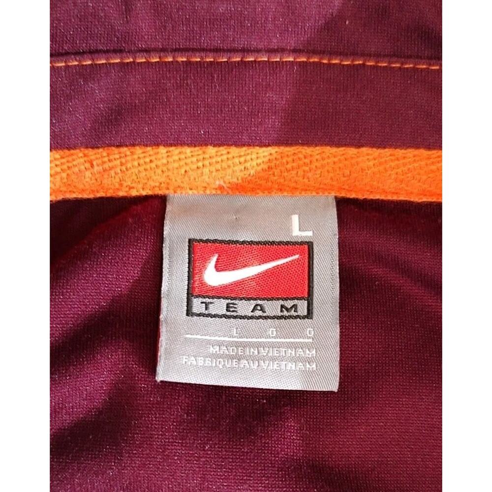 Men's Virginia Tech Hokies Nike Team Polo Shirt Authentic Vintage Y2K - Large